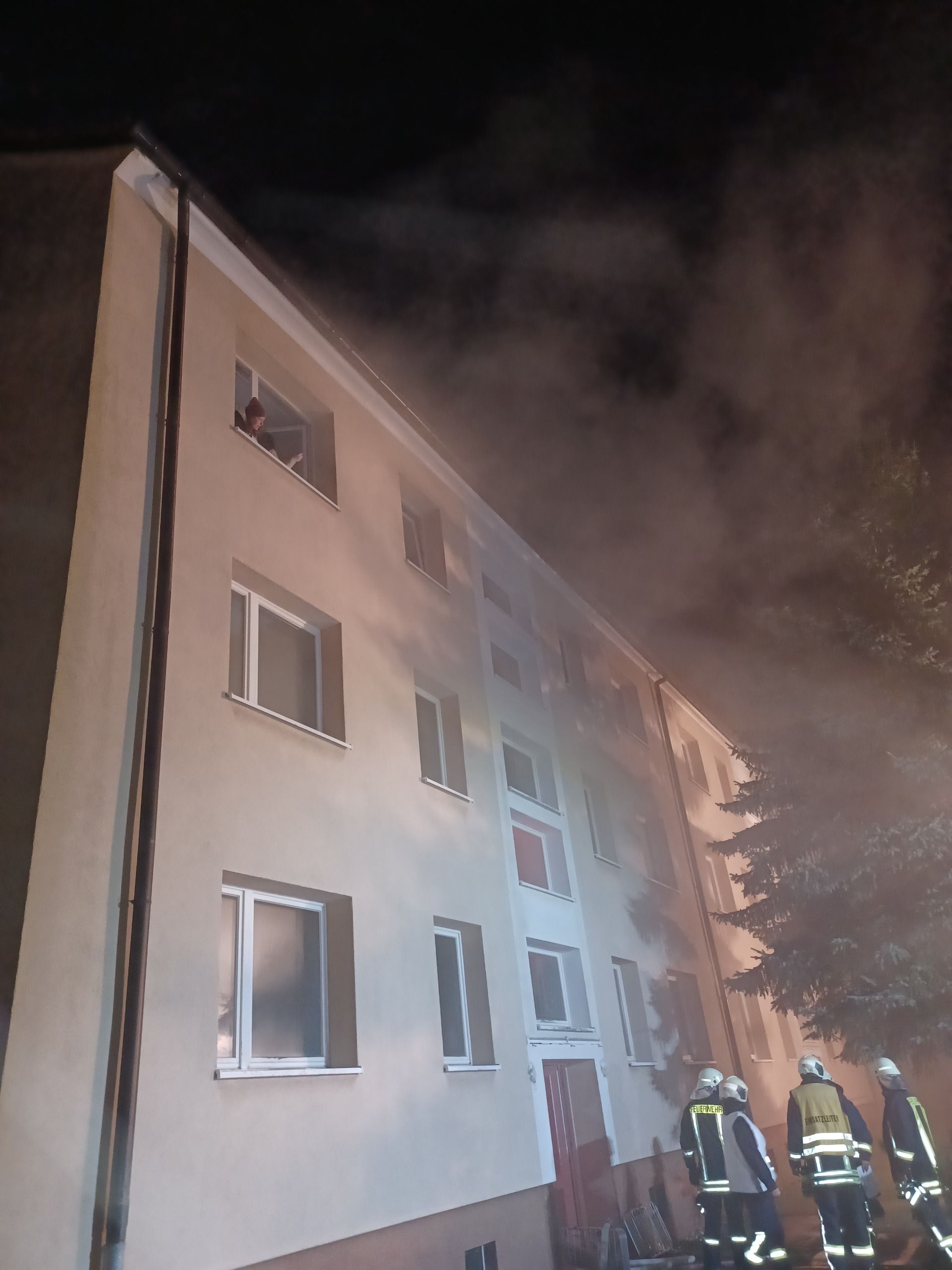 Feuerwehrübung Bahnhofstr.14a-c