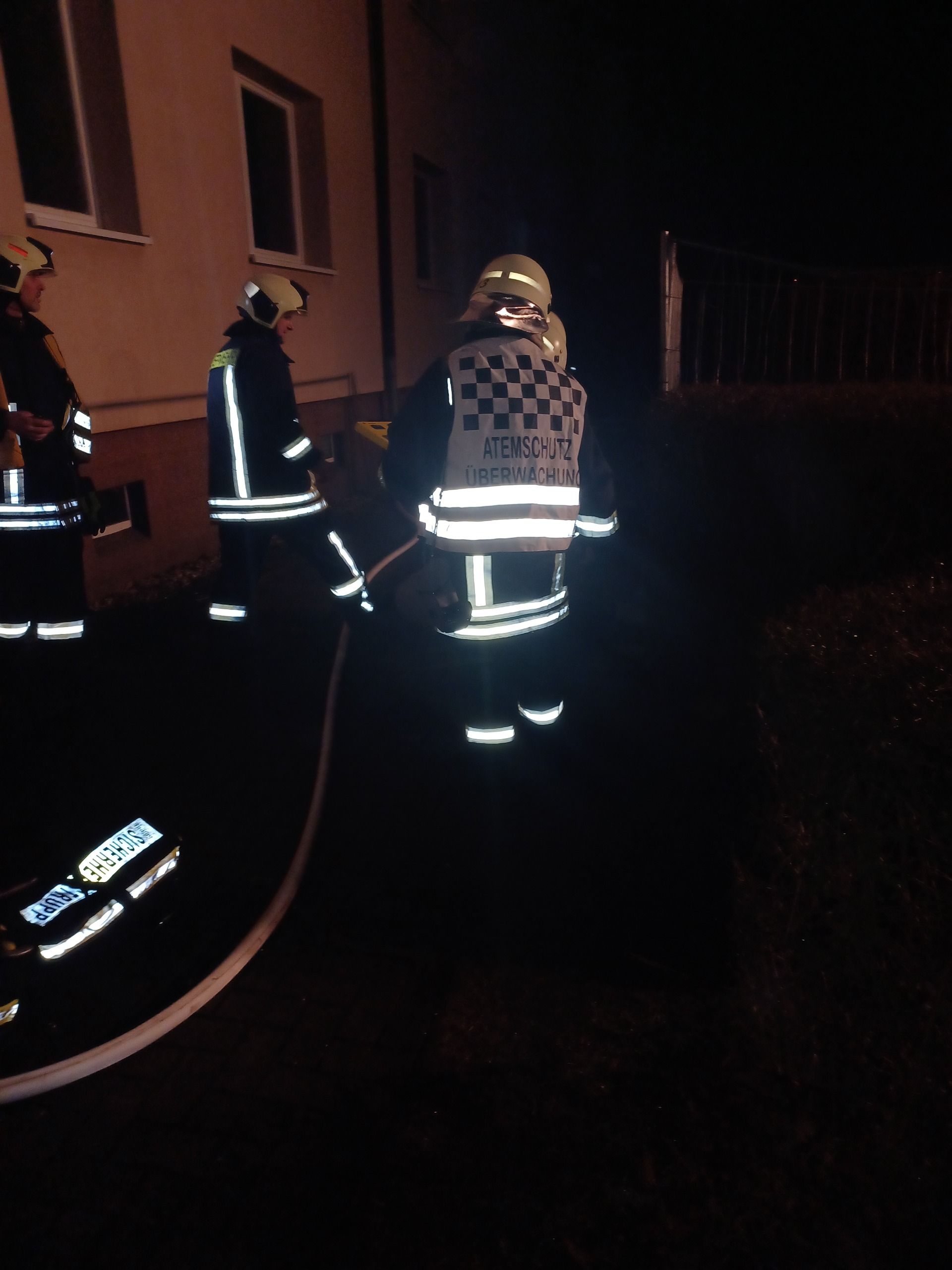 Feuerwehrübung Bahnhofstr.14a-c