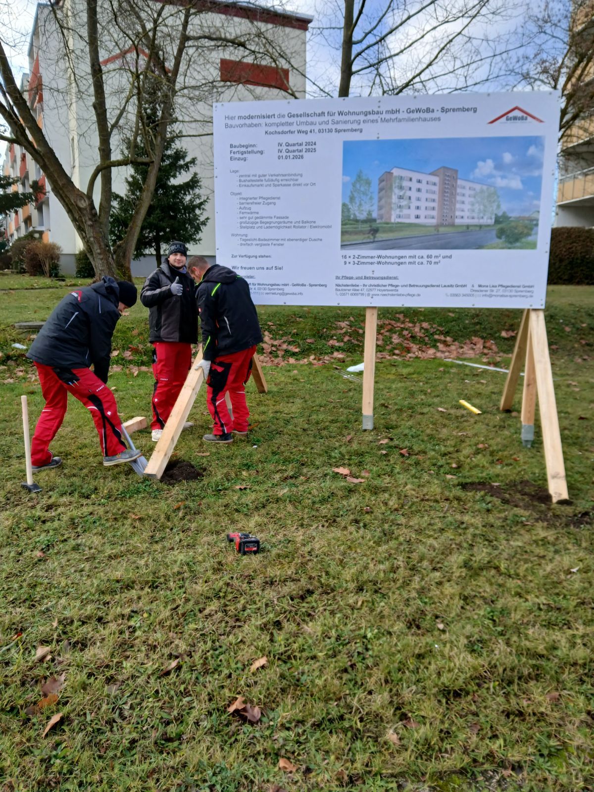 Bauschild Kochsdorfer Weg 41