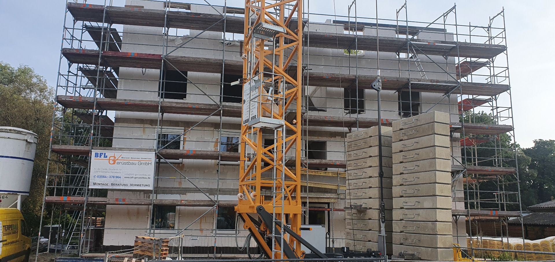 Gerberstraße 2, Bautenstand per 23-09-2021 - Fertigstellung 3- OG