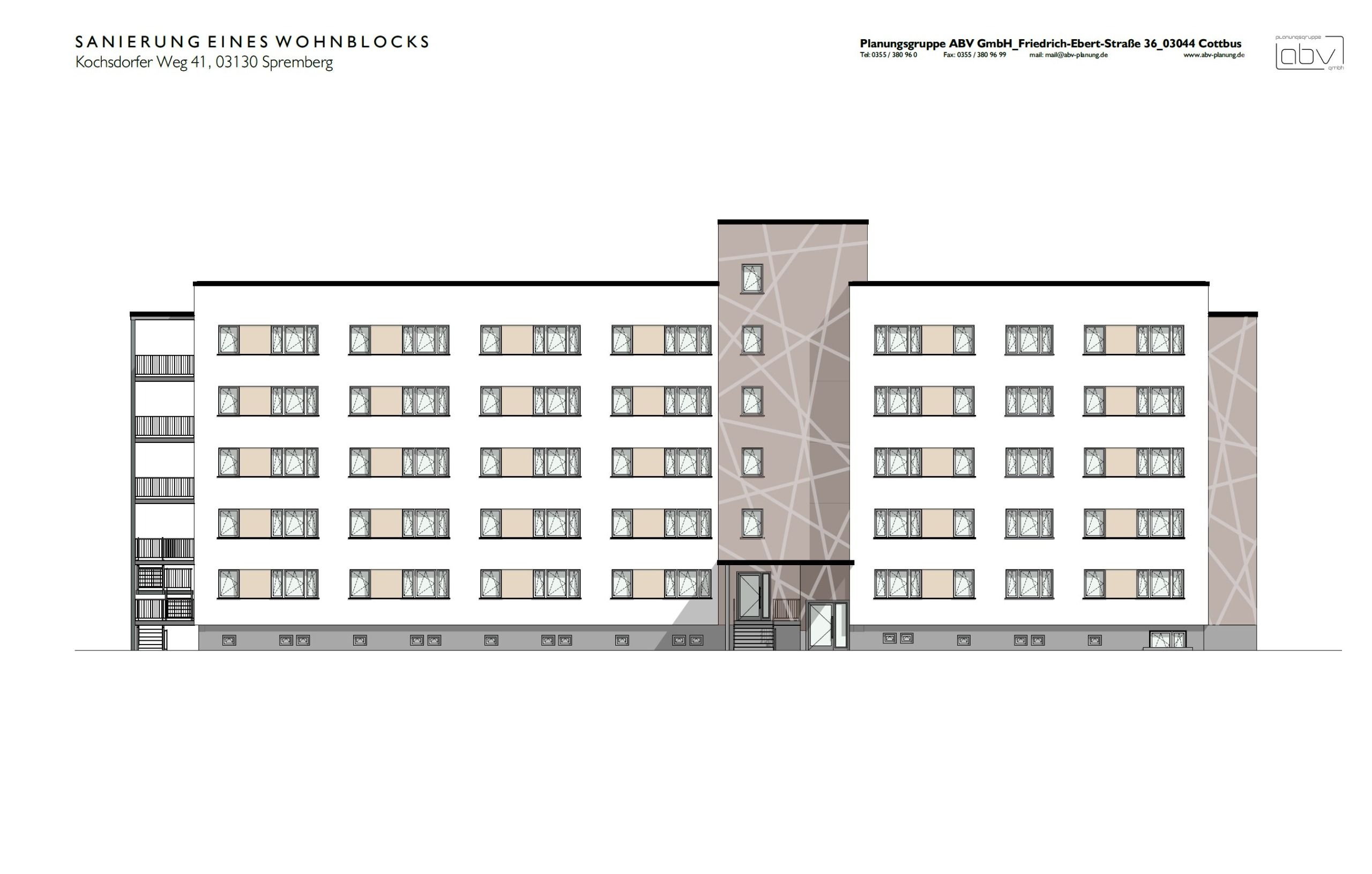 geplante Fassadengestaltung Bild Nr. 1