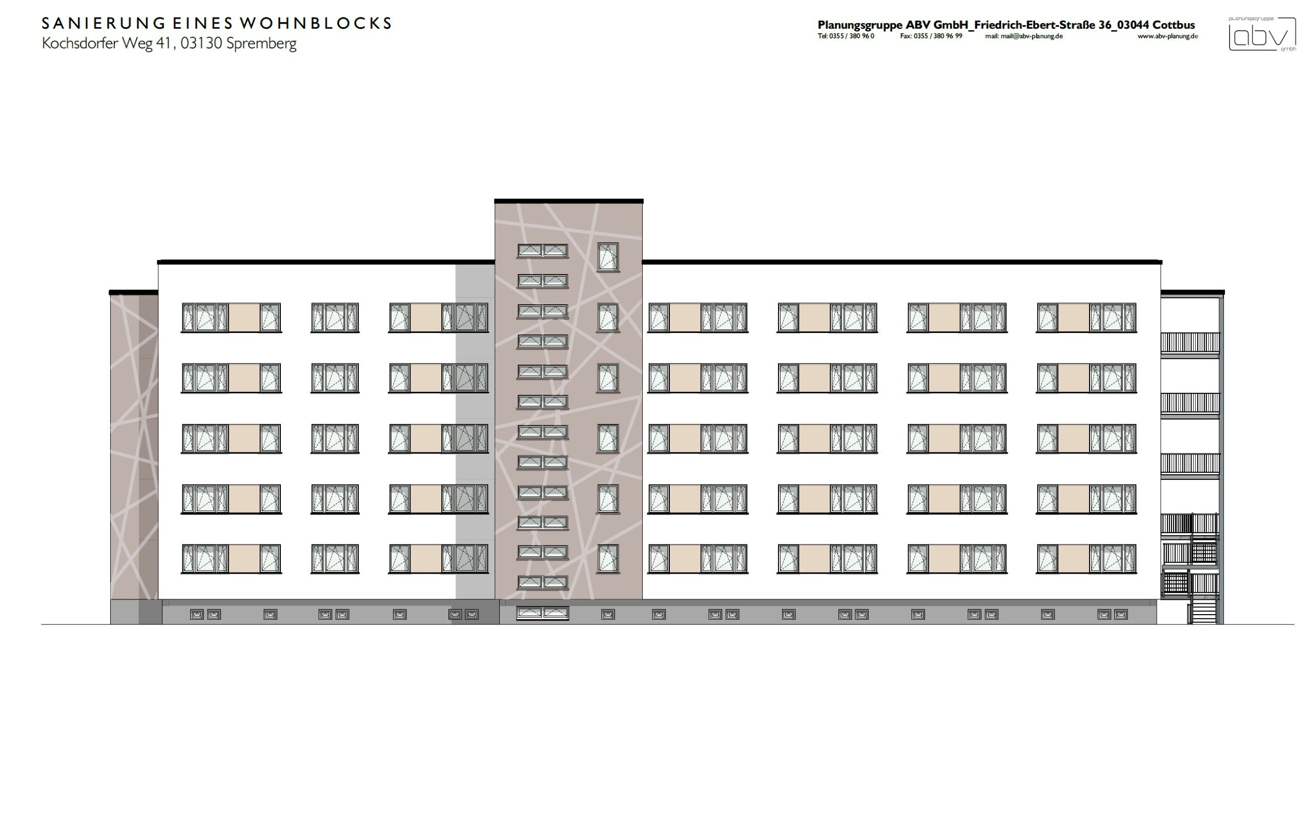 geplante Fassadengestaltung Bild Nr. 2